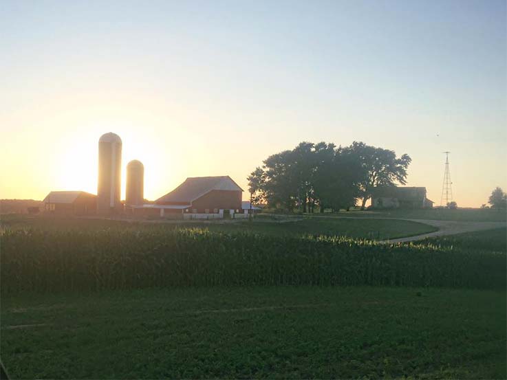 Farm Sunset